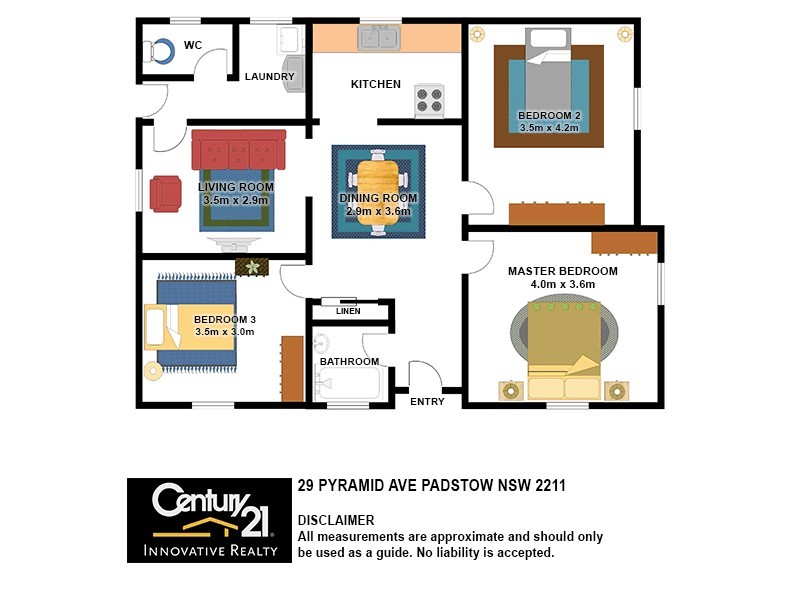 29 Pyramid Avenue, Padstow NSW 2211 Floorplan