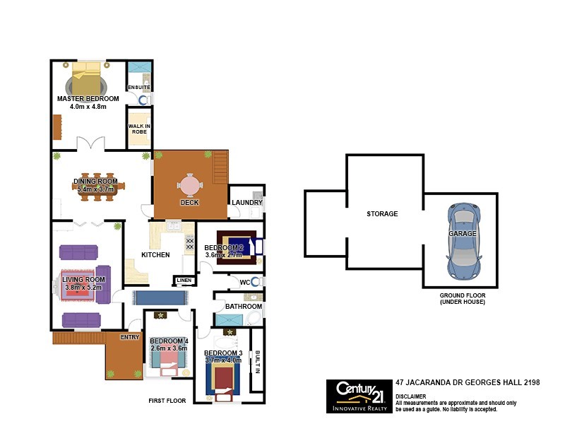 47 Jacaranda Drive, Georges Hall NSW 2198 Floorplan