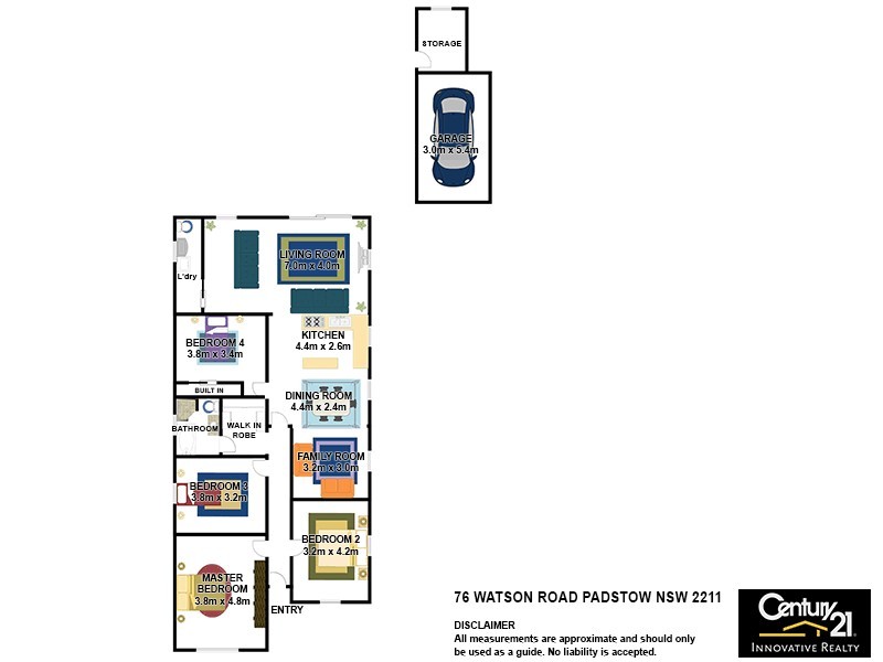 76 Watson Road, Padstow NSW 2211 Floorplan