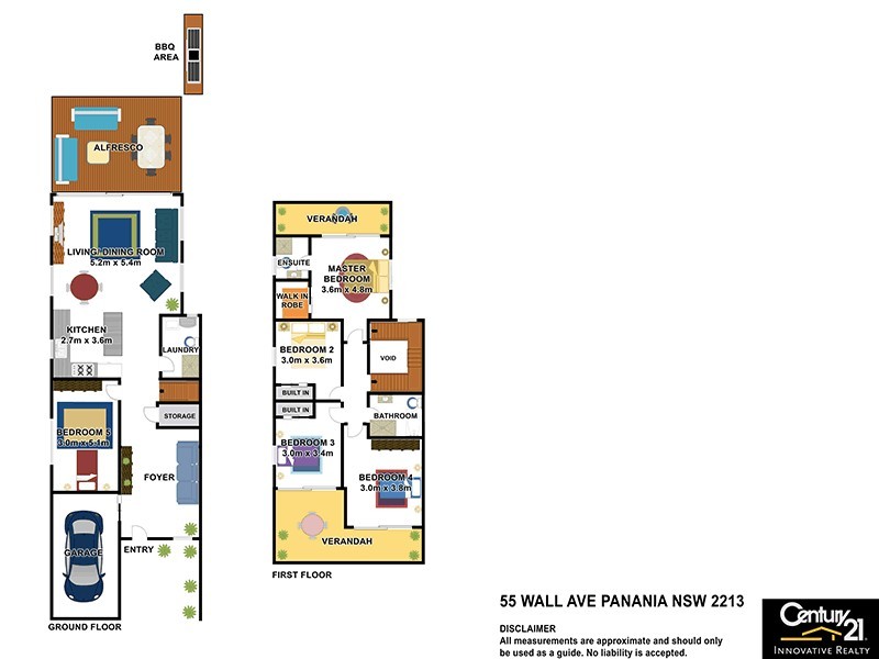 55 Wall Avenue, Panania NSW 2213 Floorplan