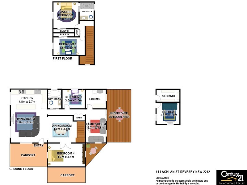 14 Lachlan Street, Revesby NSW 2212 Floorplan