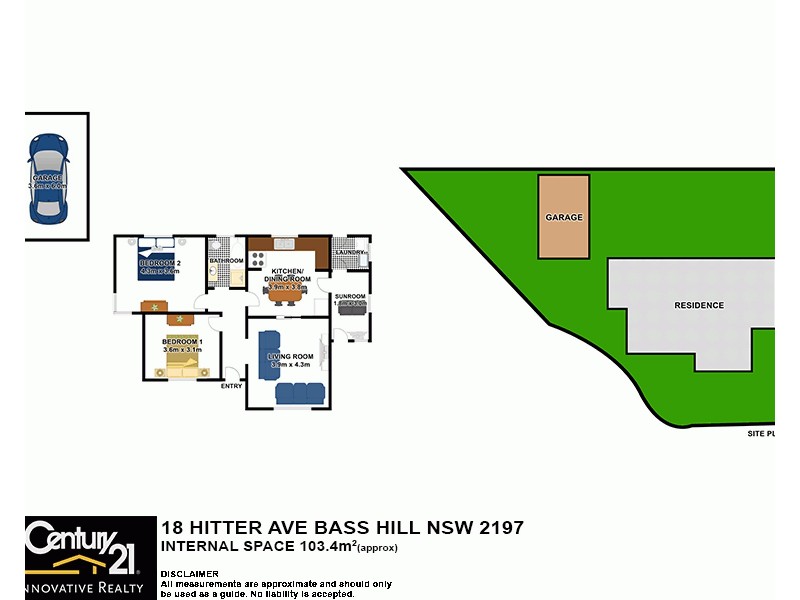18 Hitter Avenue, Bass Hill NSW 2197 Floorplan