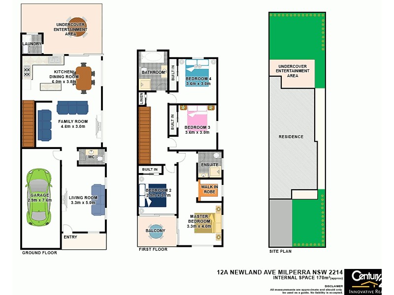 12a Newland Avenue, Milperra NSW 2214 Floorplan