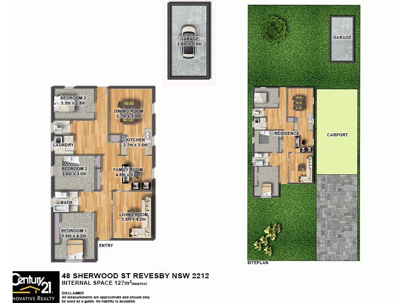48 Sherwood Street, Revesby NSW 2212 Floorplan