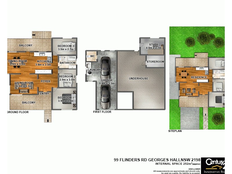 99 Flinders Road, Georges Hall NSW 2198 Floorplan