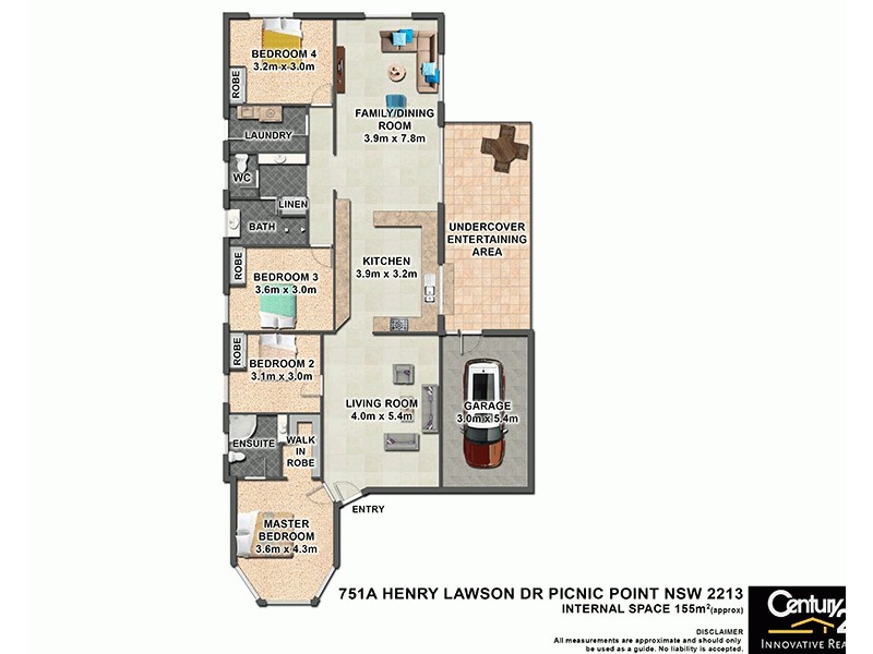 751a Henry Lawson Drive, Picnic Point NSW 2213 Floorplan