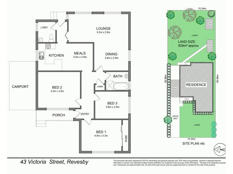 43 Victoria Street, Revesby NSW 2212 Floorplan