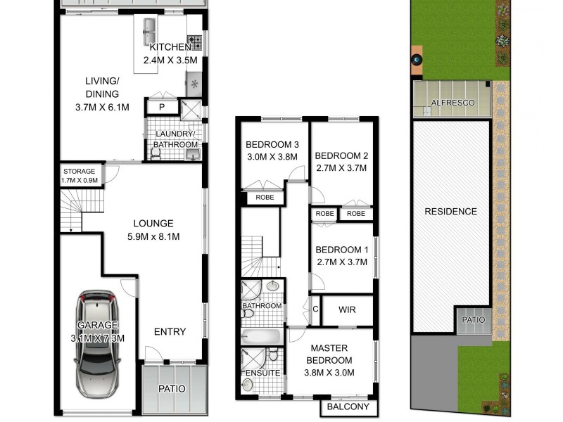 7A Dove Street, Revesby NSW 2212 Floorplan