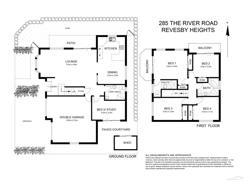 285 The River Road, Revesby Heights NSW 2212 Floorplan