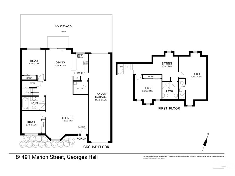 8/491 Marion Street, Georges Hall NSW 2198 Floorplan
