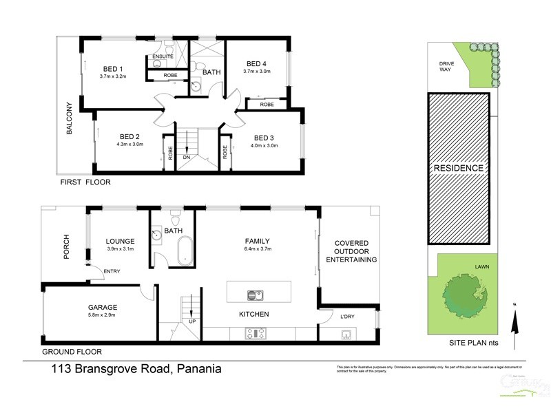 113 Bransgrove Road, Panania NSW 2213 Floorplan