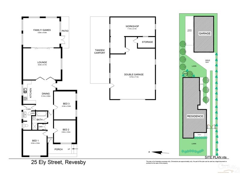25 Ely Street, Revesby NSW 2212 Floorplan