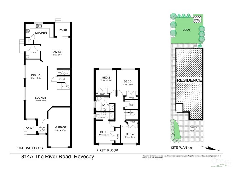 314a The River Road, Revesby NSW 2212 Floorplan