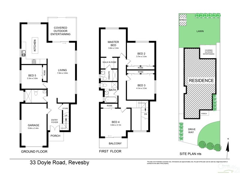 33 Doyle Road, Revesby NSW 2212 Floorplan