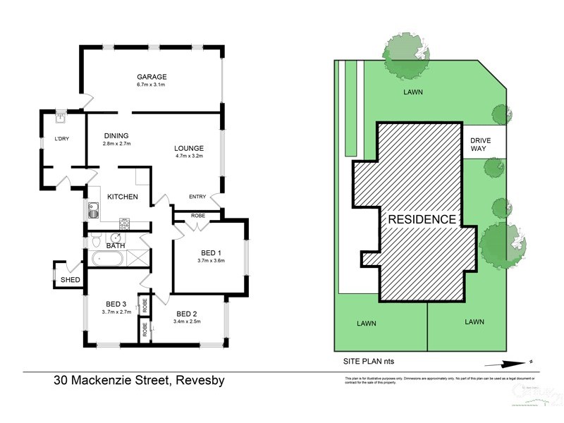 30 Mackenzie Street, Revesby NSW 2212 Floorplan