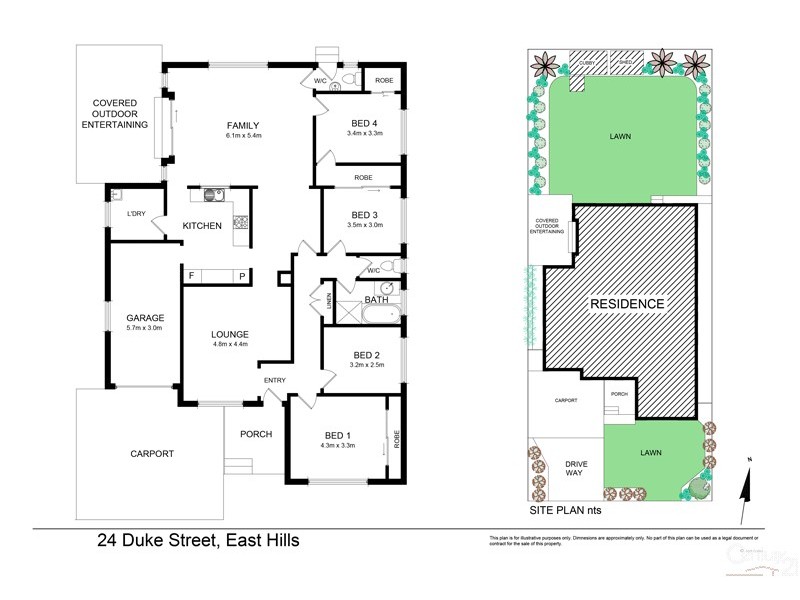 24 Duke Street, East Hills NSW 2213 Floorplan