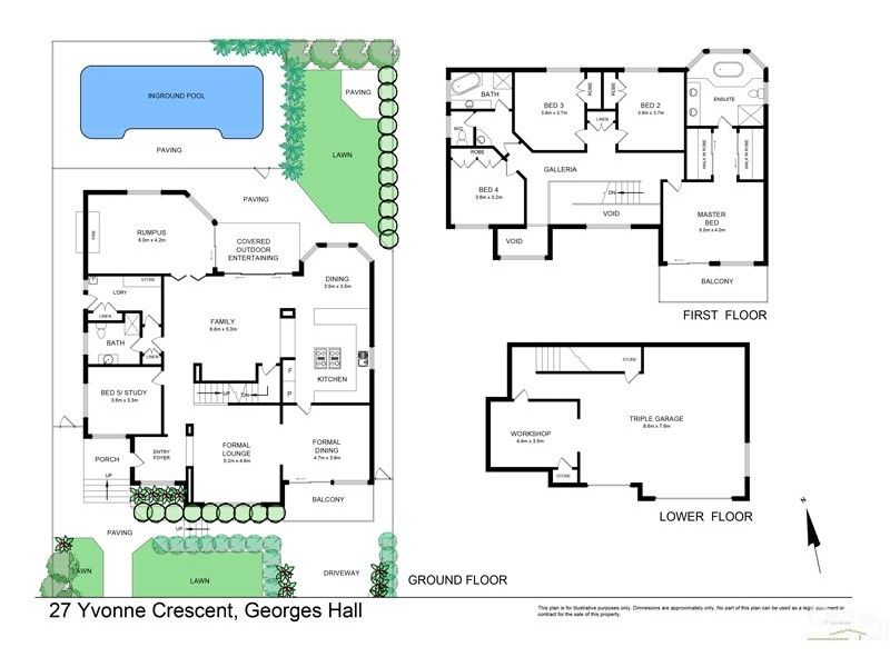 27 Yvonne Crescent, Bass Hill NSW 2197 Floorplan