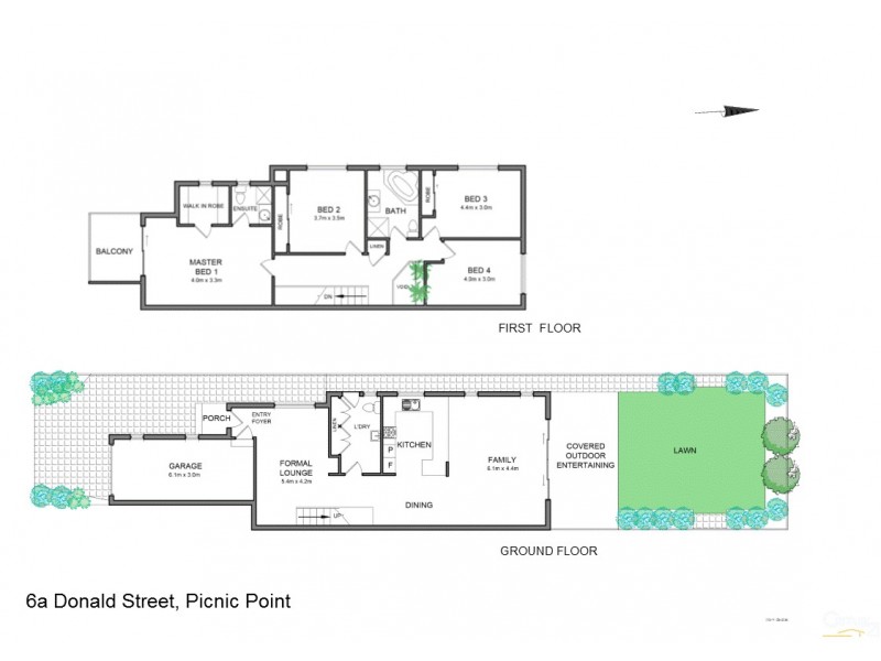 6a  Donald Street, Picnic Point NSW 2213 Floorplan