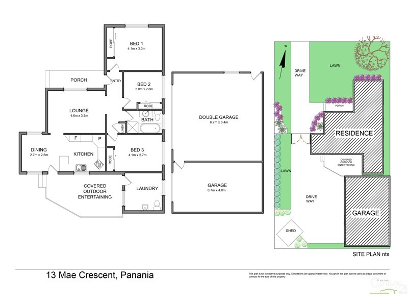 13 Mae Crescent, Panania NSW 2213 Floorplan