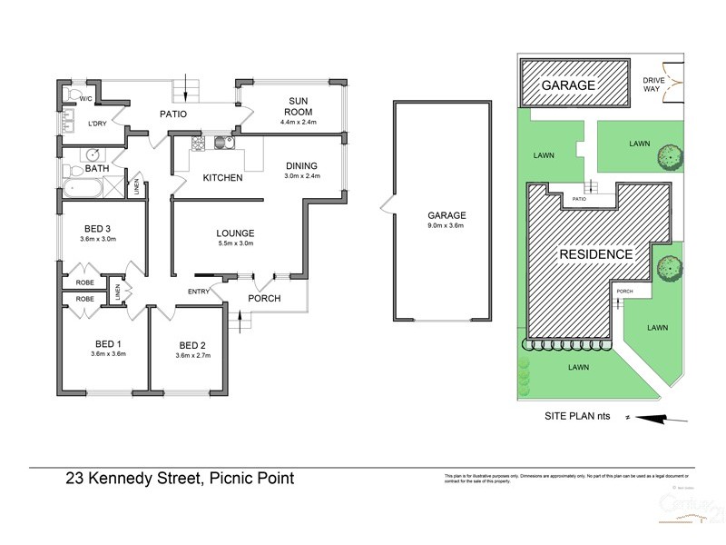 23 Kennedy Street, Picnic Point NSW 2213 Floorplan