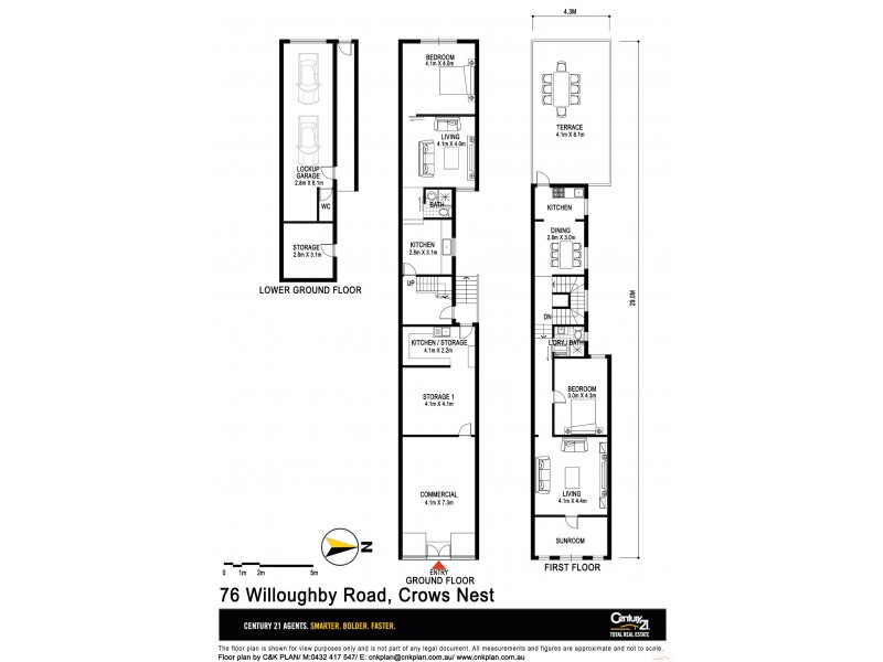 76 WILLOUGHBY ROAD, Crows Nest NSW 2065 Floorplan
