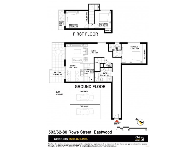 503 /62 ROWE STREET, Eastwood NSW 2122 Floorplan