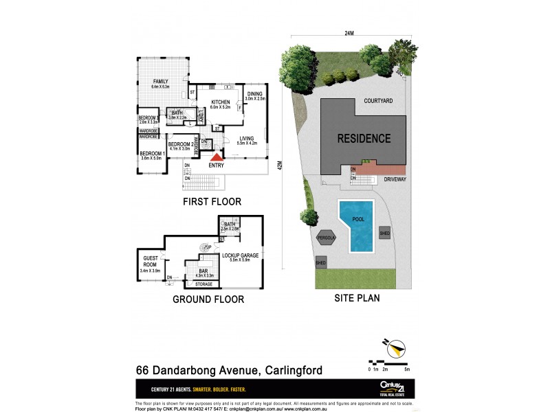 66 Dandarbong Avenue, Carlingford NSW 2118 Floorplan