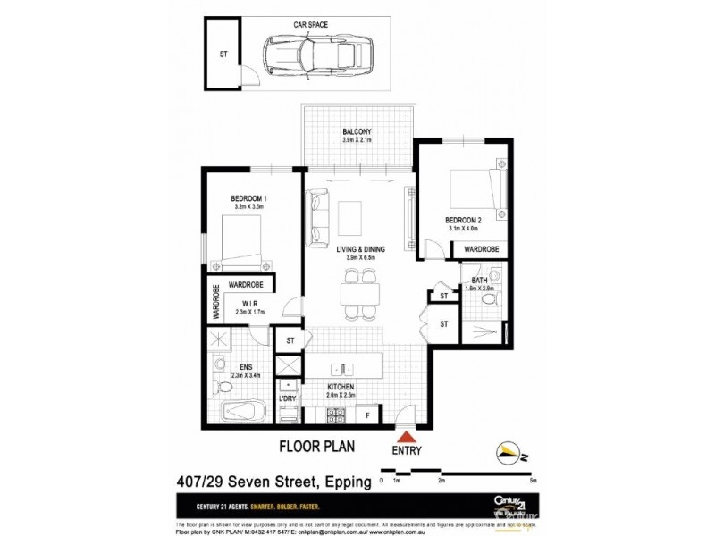 407/29 Seven Street, Epping NSW 2121 Floorplan