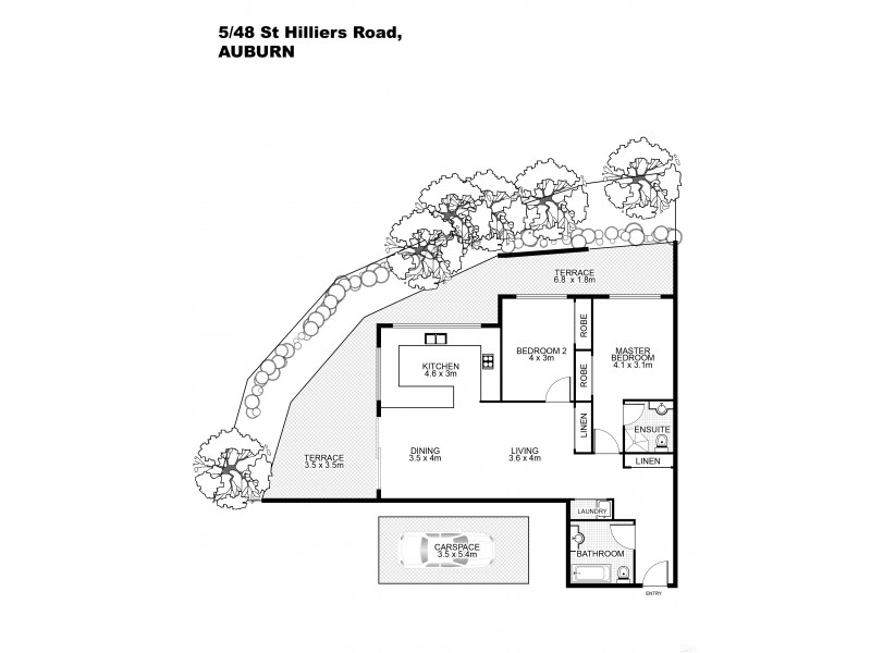 5/48-52 St Hilliers Road, Auburn NSW 2144 Floorplan