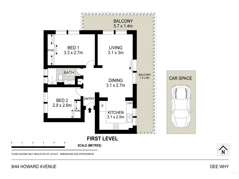 8/44 Howard Avenue, Dee Why NSW 2099 Floorplan