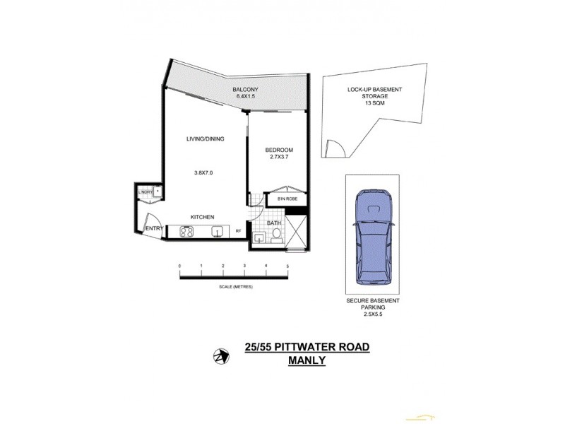 25/53-57 Pittwater Road, Manly NSW 2095 Floorplan