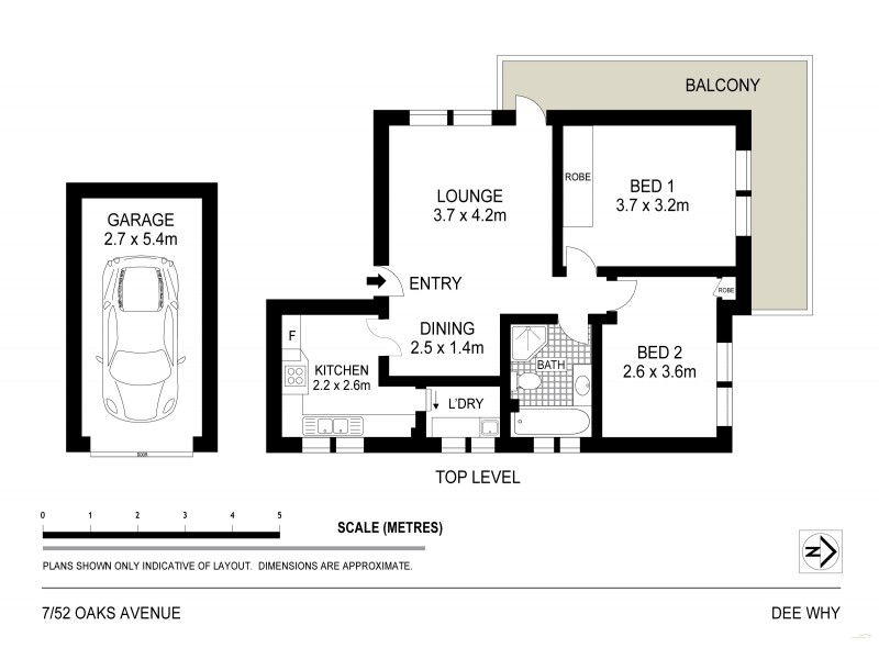 7/52 Oaks Avenue, Dee Why NSW 2099 Floorplan