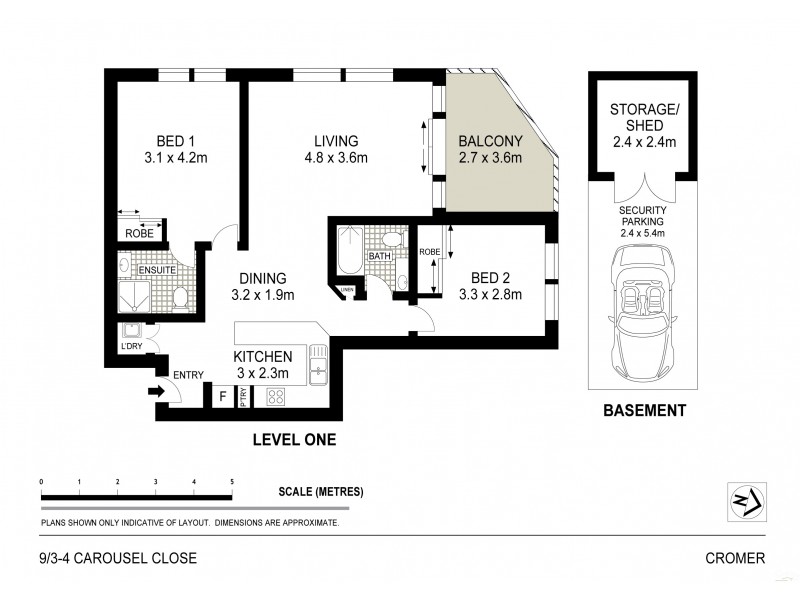 9/3-4 Carousel Close, Cromer NSW 2099 Floorplan