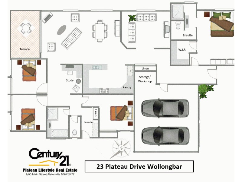 23 Plateau Drive, Wollongbar NSW 2477 Floorplan