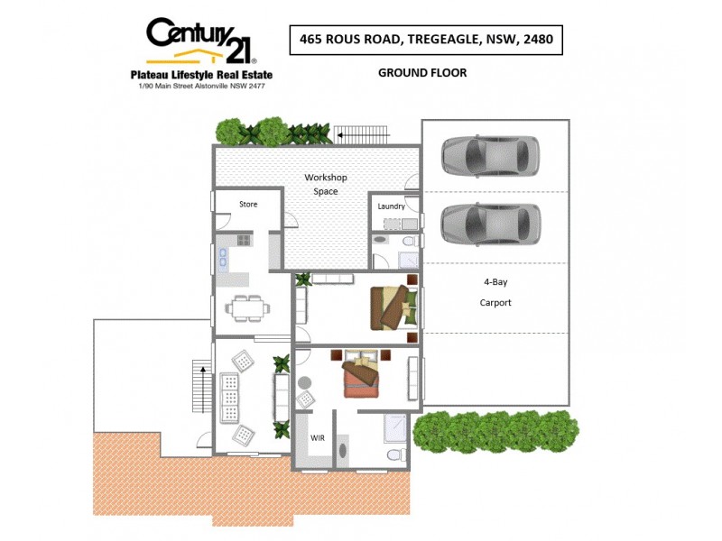 465 Rous Road, Tregeagle NSW 2480 Floorplan