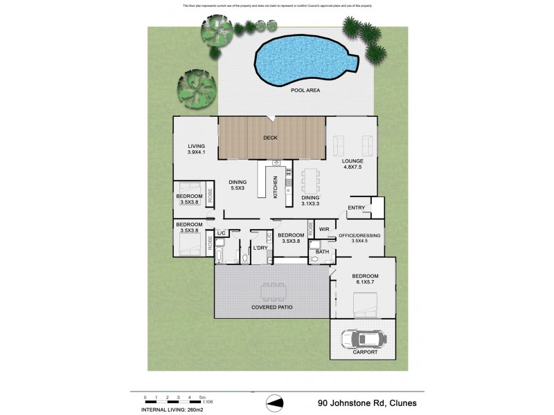 Clunes NSW 2480 Floorplan