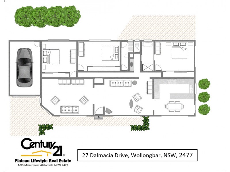 27 Dalmacia Drive, Wollongbar NSW 2477 Floorplan
