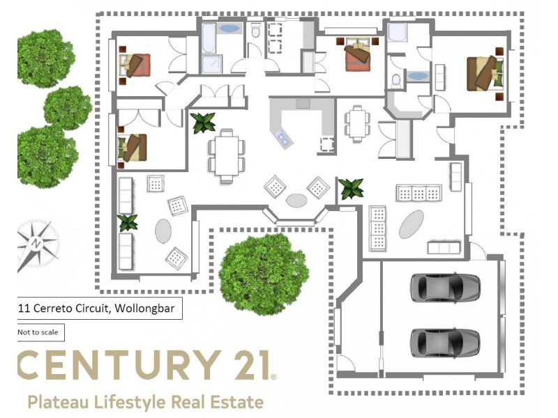 11 Cerreto Circuit, Wollongbar NSW 2477 Floorplan