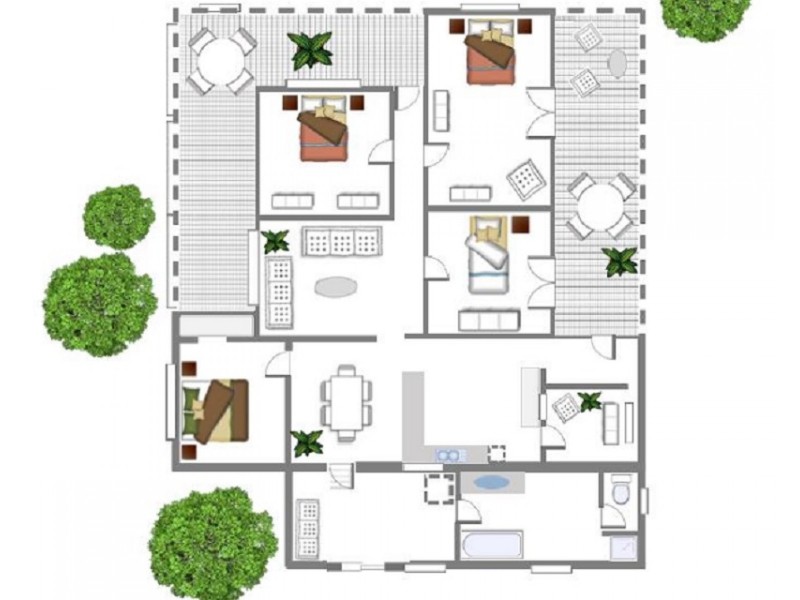 650 Cawongla Road, Larnook NSW 2480 Floorplan