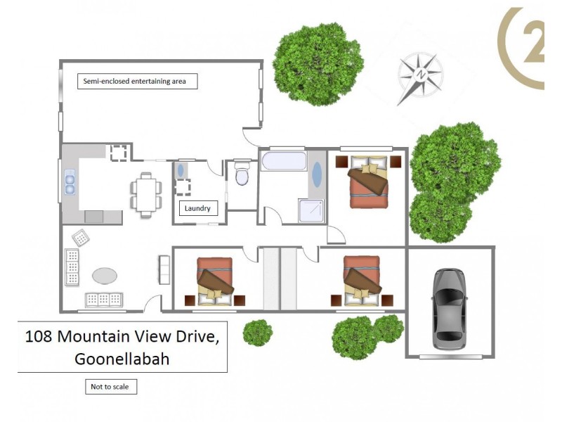108 Mountain View Drive, Goonellabah NSW 2480 Floorplan