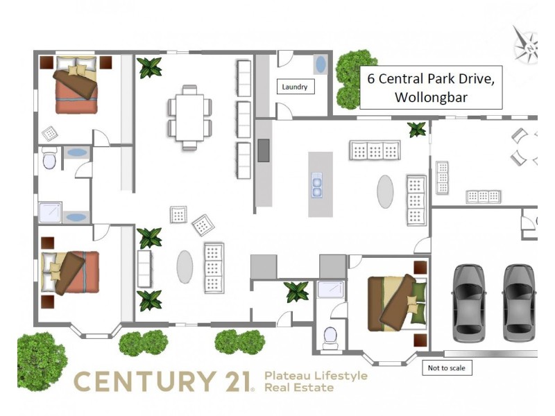 6 Central Park Drive, Wollongbar NSW 2477 Floorplan