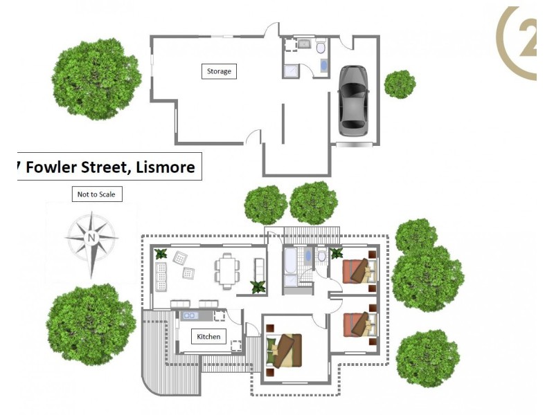 17 Fowler Street, Lismore NSW 2480 Floorplan