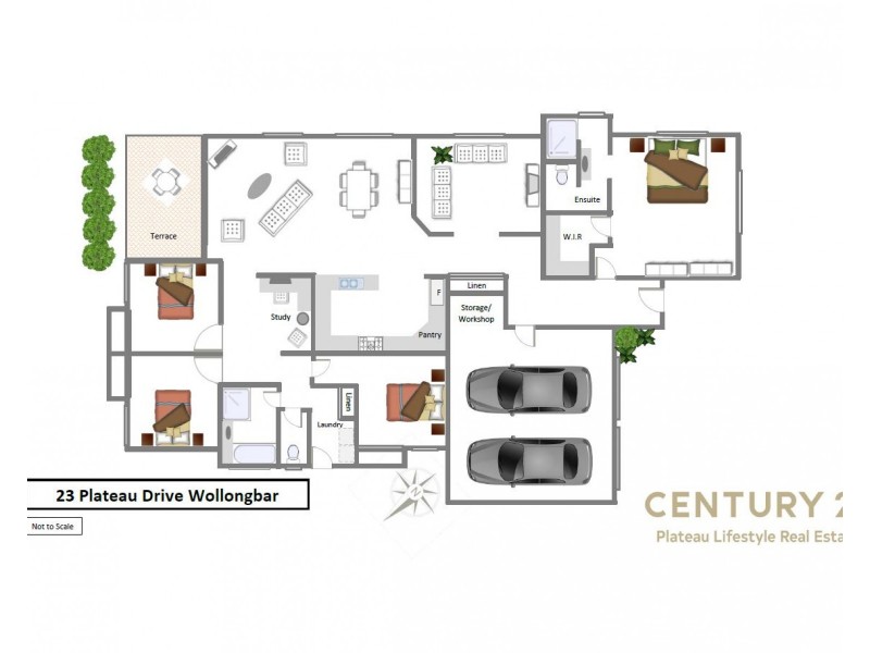 23 Plateau Drive, Wollongbar NSW 2477 Floorplan