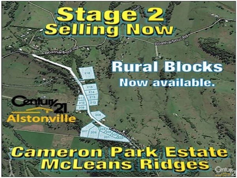 LOT 205 CAMERON ROAD, Mcleans Ridges NSW 2480