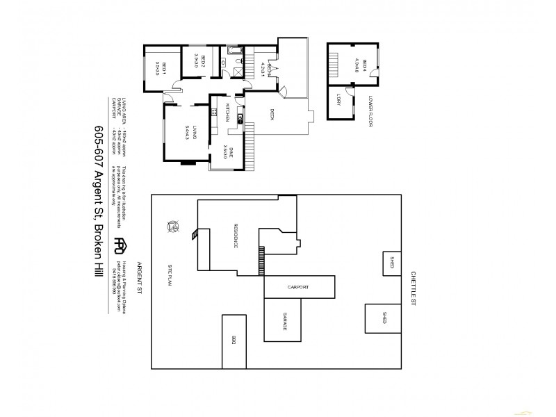 607 Argent Street, Broken Hill NSW 2880 Floorplan