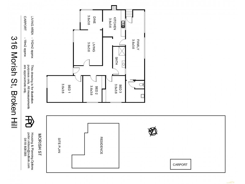316 Morish Street, Broken Hill NSW 2880 Floorplan