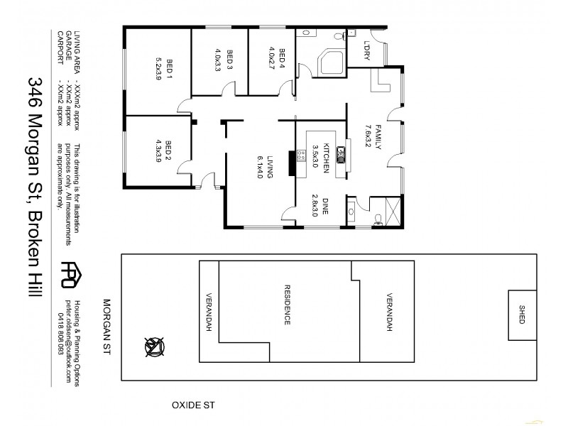 346 Morgan Street, Broken Hill NSW 2880 Floorplan