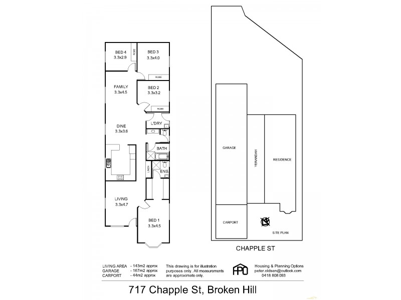 717 Chapple Street, Broken Hill NSW 2880 Floorplan