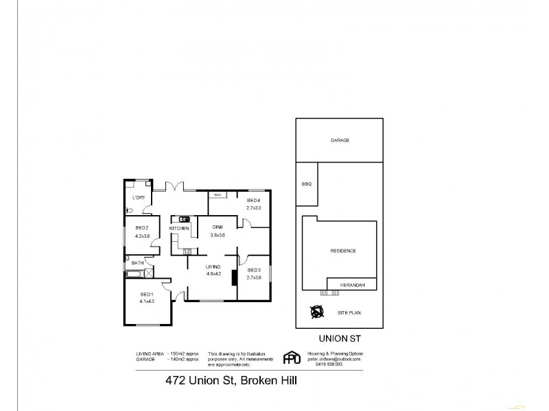 472 Union Street, Broken Hill NSW 2880 Floorplan