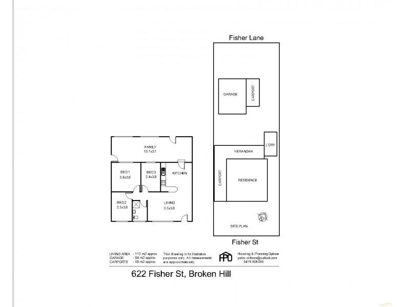 622 Fisher Street, Broken Hill NSW 2880 Floorplan